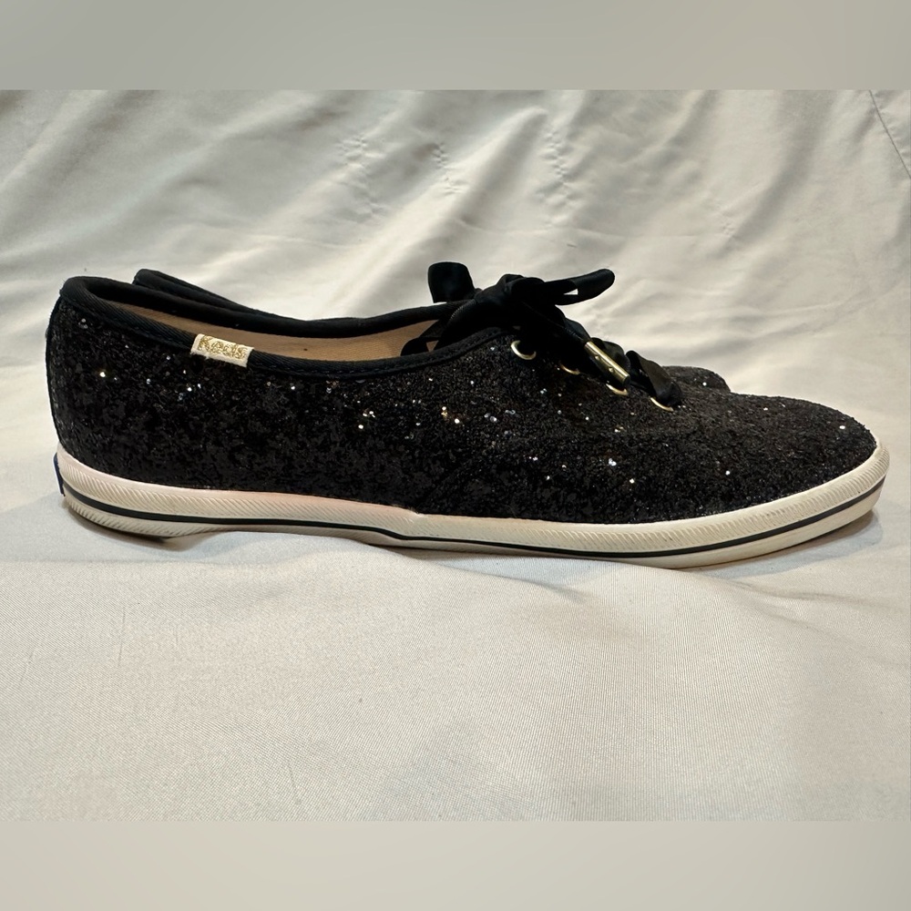 Keds x Kate Spade New York Women’s Glitter Sneakers in Black - Picture 2 of 11